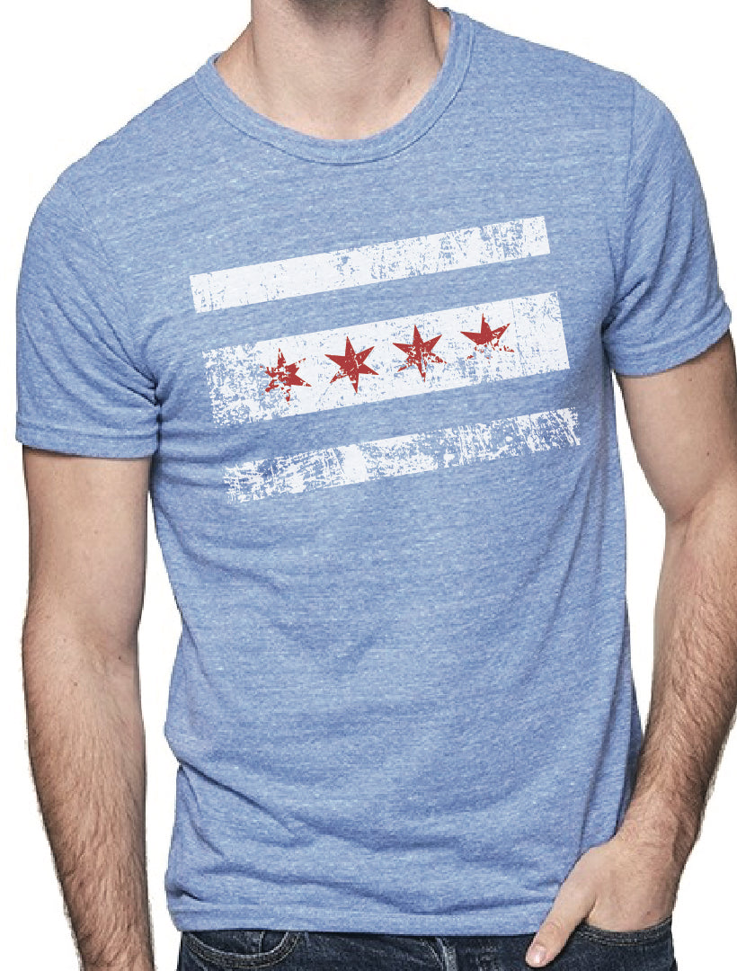 Chicago Flag T-Shirt – Blue Label Clothing Company